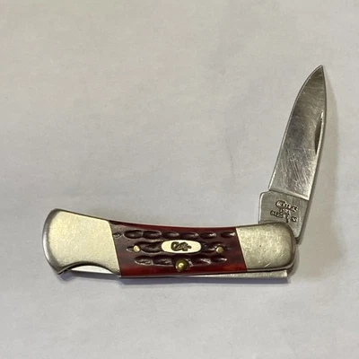 CASE XX KNIVES SMALL LOCKBACK BONE 61225L SS POCK KNIFE - Image 1 of 4