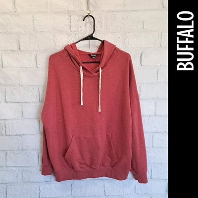Sudadera con capucha talla XL Buffalo rojo pálido Foto 1 de 4