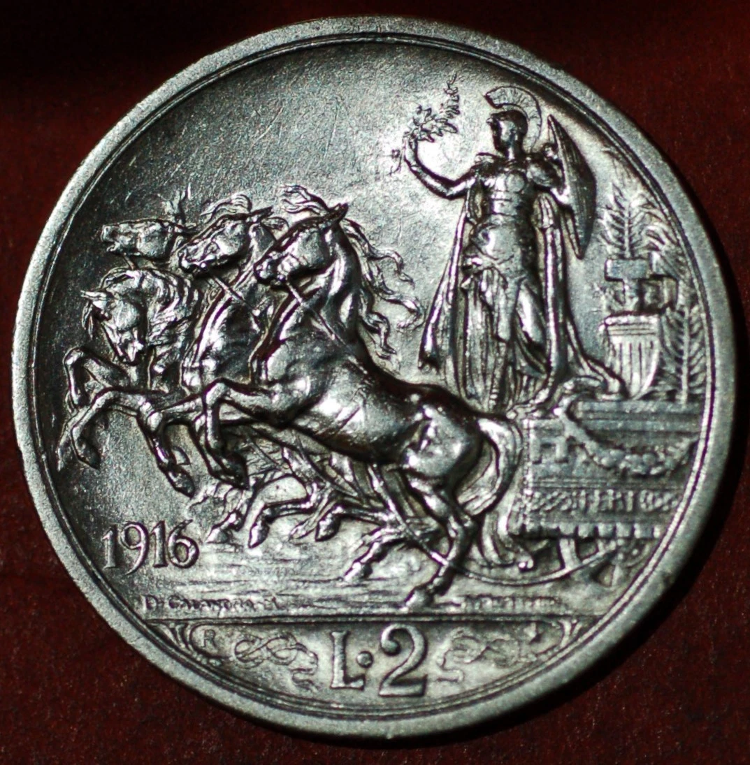 银色1916 年意大利硬币(1861-现在) | eBay