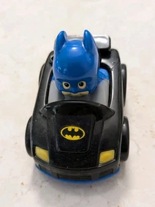 Fisher Price Little People Wheelies Batman Car DC Super Friends 2010 Mattel - Picture 1 of 7