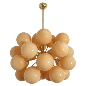 Modern Bubble Globe Chandelier Statement Ceiling Light Fixture Sculptural Lamp - Picture 1 of 7