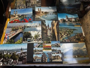 Vintage postcards Zürich Switzerland a lot of 13 - Picture 1 of 7