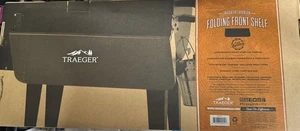 ⚡️Traeger Scaffale Anteriore Pieghevole 20 Serie BAC361 Griglia Pellet Ripiano Nero - Foto 1 di 2