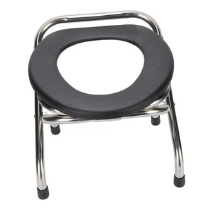 Commode Chair Portable Folding Toilet Chair For Daily Use - Picture 1 of 24