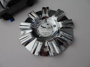 ROCK STARR ALLOY WHEEL Chrome Custom Wheel Center Cap # CAP411L200, FD.08.003 - Picture 1 of 3