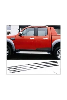 Garniture de vitre chromée 4 pièces pour Ford Ranger 2005-2012 - Photo 1/4