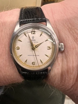 Reloj Hombre Tudor Oyster Vintage Cuerda Manual Ref 7903 Recién Reparado Foto 1 de 4