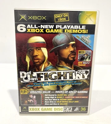 OFFICIAL XBOX MAGAZINE DEF JAM FIGHT FOR NY GAME DEMO DISC #36 OCTOBER 2004 - Image 1 of 4