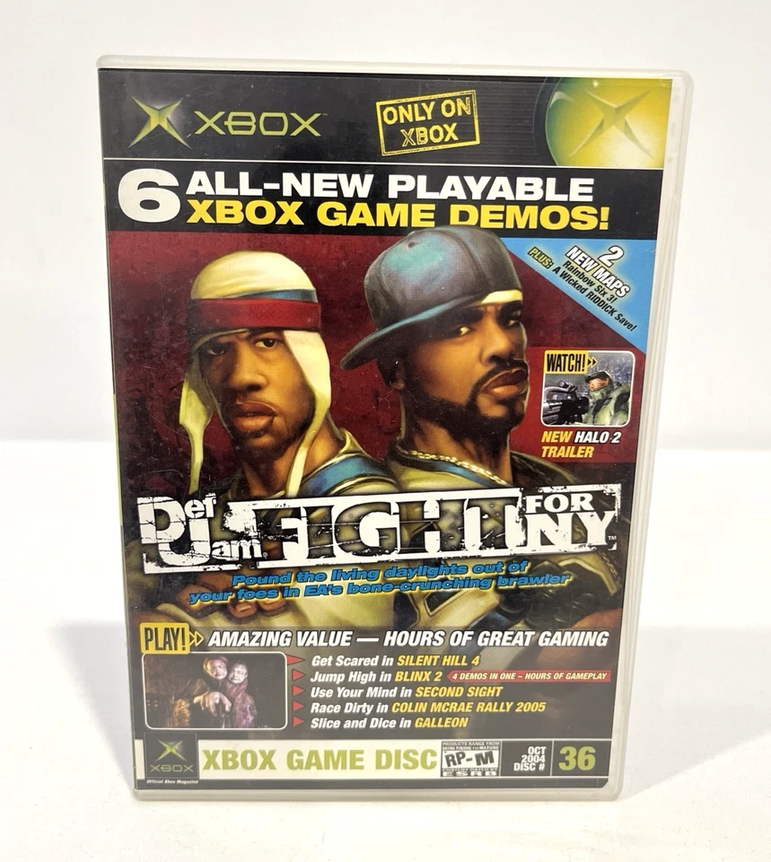 OFFICIAL XBOX MAGAZINE DEF JAM FIGHT FOR NY GAME DEMO DISC #36 OCTOBER 2004 - Image 1 of 4
