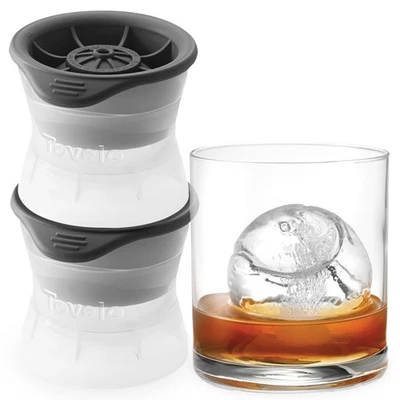 Tovolo Tennis Ball Craft Ice Molds – 2 Large Spheres for Cocktails & Summer D... - Image 1 of 4