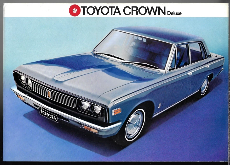 Toyota Crown 2300 Deluxe Saloon 1970-1971 UK Market Single Sheet Sales Brochure - Image 1 of 1