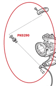 SHIMANO LINE ROLLER SET FÜR STELLA 1000FI C2000FI SCHIEBE ERSATZTEIL PK0290 - Bild 1 von 1