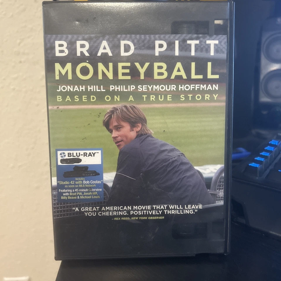 Moneyball 2011 Movie Blu-Ray Disc ft. Brad Pitt, Jonah Hill - Image 1 of 1