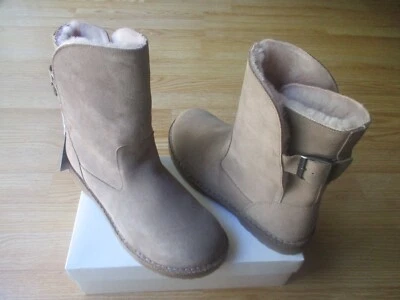 $195 Birkenstock Uppsala Shearling Boots Gray Taupe Suede sz 41 US 10 10.5 NEW - Изображение 1 из 4