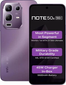 Infinix Note 50X 5G+ Unlocked (128 GB 8 GB RAM) || Dual SIM || || Fast Shipping - Picture 1 of 6