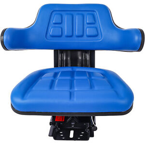 Tractor Seat Suspension Adjustable Replacement Padded Seat for FORD/NEW HOLLAND