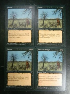 MTG Legends Blight x4 (3 German, 1 Italian) Black Uncommon NM Condition - Picture 1 of 2