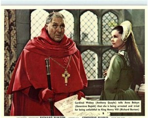 Anne Of The 1000 Days Original Lobby Card Genevieve Bujold Anthony Quayle