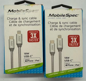 2/$24.99 MobileSpec 6' Charge & Sync Cable (MBS06904) - Picture 1 of 6