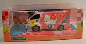 TOYOTA HIACE HELLO KITTY TARMAC WORKS SCHUCO COLLAB64 COLLABORATION MODEL 2022 - Picture 1 of 3