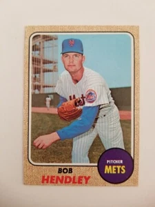 BOB HENDLEY 1968 TOPPS BASEBALL #345 NEW YORK METS - Picture 1 of 2