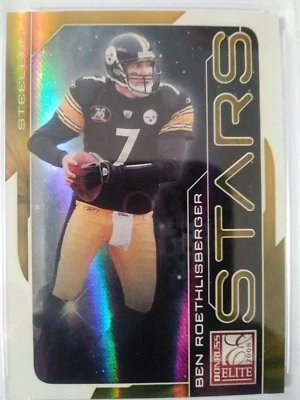 Ben Roethlisberger 2008 Donruss Elite #S-9 estrellas-oro PSA 10 GEMA MT/400 "Pop 1" Foto 1 de 4