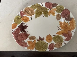 Vintage 1970's Large Turkey Serving Platter  18 3/4" Horchow Raised design - Picture 1 of 4
