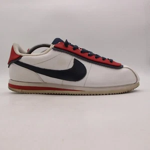 Nike Cortez Double Layered Mens Size 12 Red Obsidian White Basic SE Sneakers - Picture 1 of 9
