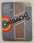 Vintage Ohrbach's 4892 Off Black Pantyhose Size Medium Fits 5,2" To 5,5"