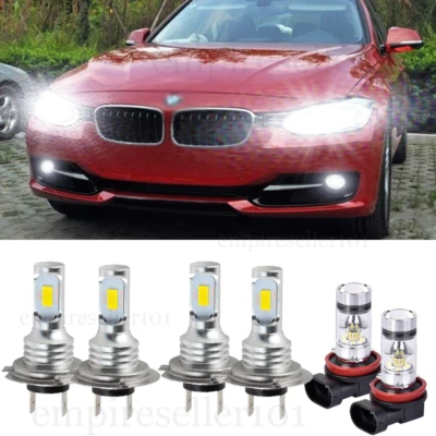 Combo faros antiniebla LED 6000K para BMW 323i 2006-2011 328i 2007-2016 Foto 1 de 4