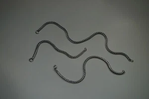 Pulsera dijes Trollbead plata esterlina eslabón Foxtail solo sin cierre 5,9 pulgadas - Imagen 1 de 4