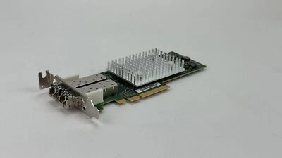 Dell QLogic QLE2692 Dual Port Fibre Channel 16Gb PCI-e 3.0 HBA FC LP with SFP+ - Image 1 of 4