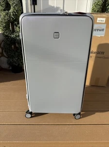 Hanke 28 Inch Luggage with Spinner Wheels PC Hard case Suitcase Cup Holder Gray - Picture 1 of 11