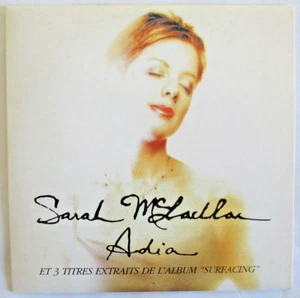 SARAH McLACHLAN - FRANCE 4 TRACKS PROMO SINGLE CD "ADIA" - Picture 1 of 2