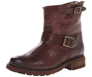 Neu im Karton Frye Valerie Damen-Lammfell 6 dunkelbraun Größe 7,5 UVP 428 $ - Bild 1 von 6