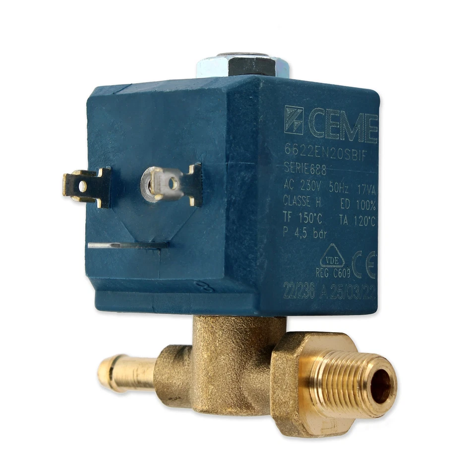 Solenoid valve Ceme 6622 for Vorwerk Feelina steam ironing station 230V - Image 1 of 1