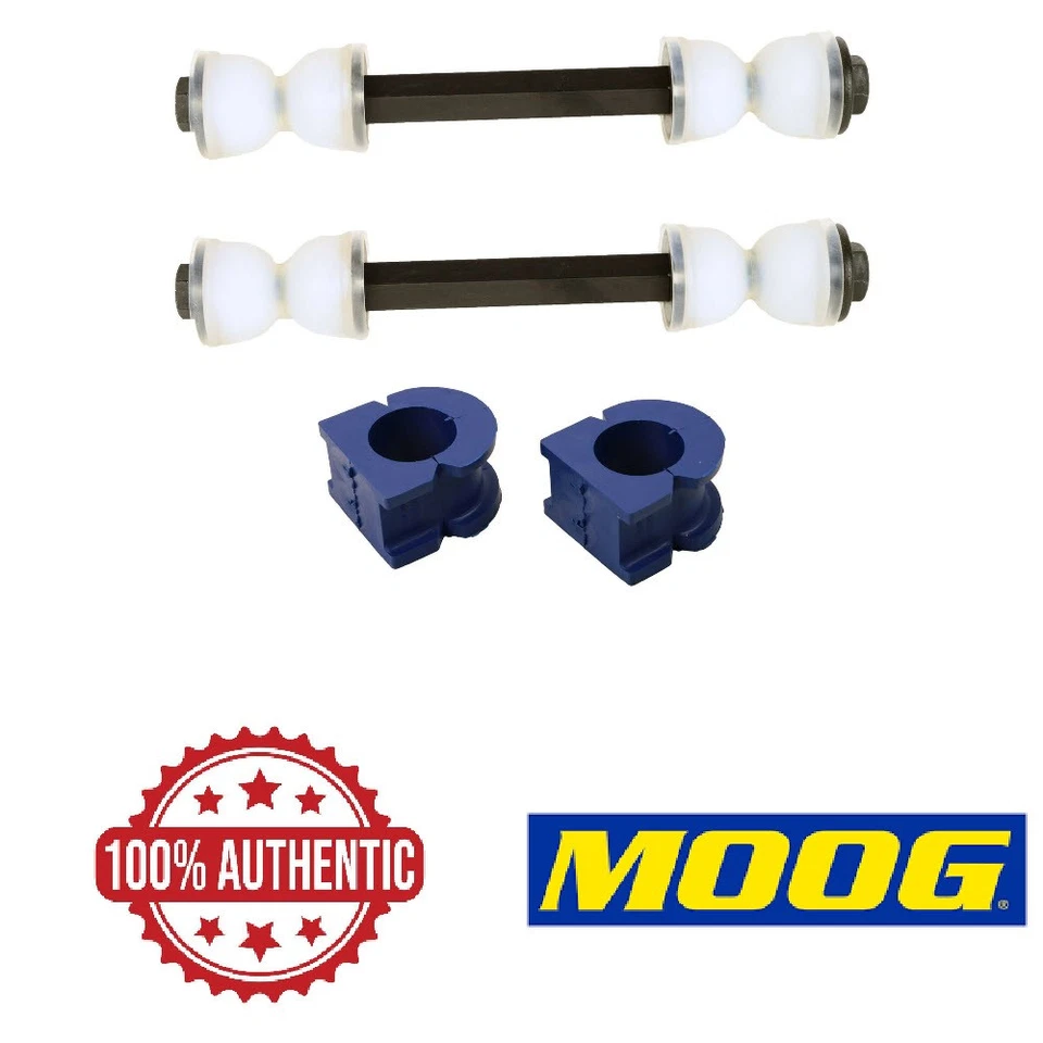 MOOG Front Sway Bar End Links Kit & Stabilizer Bar Bushings Set For Chevy GMC - Image 1 of 4