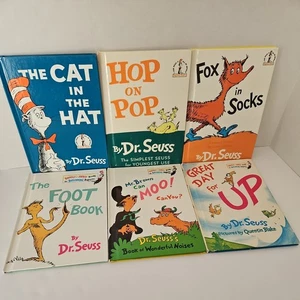 Lot Of 6 Dr. Seuss I Can Read It Beginner Bright And Early Children’s HC Books - Picture 1 of 21