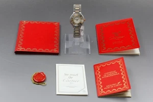 [Near MINT w/ Papers & Tag] Cartier Must de 21 Cal.81 Quartz Ladies Watch JAPAN - Picture 1 of 17