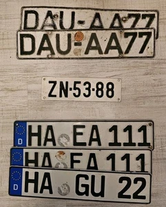 Nummernschilder Autoschilder Kfz Kennzeichen Ungarn #8 - Bild 1 von 1