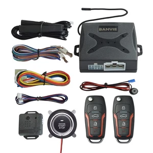 Car Alarm System Push to Start Ignition Kit, PKE Passive Keyless Entry Car Al... - Picture 1 of 6