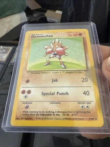 Pokémon TCG Hitmonchan Base Set 7/102 Holo Unlimited Holo Rare C56 - Bild 1 von 6