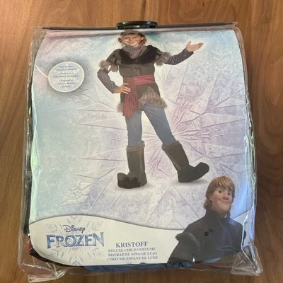 Disney Original Frozen Kristoff Deluxe Child Halloween Costume S 4-6 Disguise ✨ - Image 1 of 4