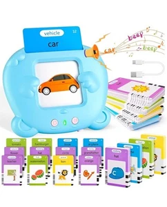 Talking Flash Cards Early Educational 224 Words, Preschool Learning Toys Gift - Picture 1 of 7