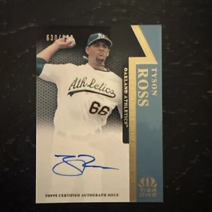 2011 Topps Tier One - On the Rise Autograph #OR-TR Tyson Ross /999 (AU) - Picture 1 of 2