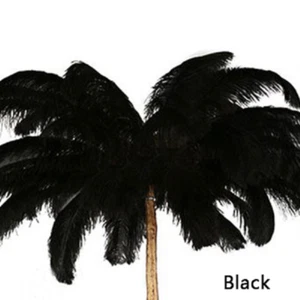 LED Ostrich Feather Floor Lamps Standing Light Copper Modern Interior Lighting - Picture 1 of 21