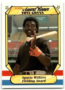 1987 FLEER AWARD WINNERS TONY GWYNN SAN DIEGO PADRES #19