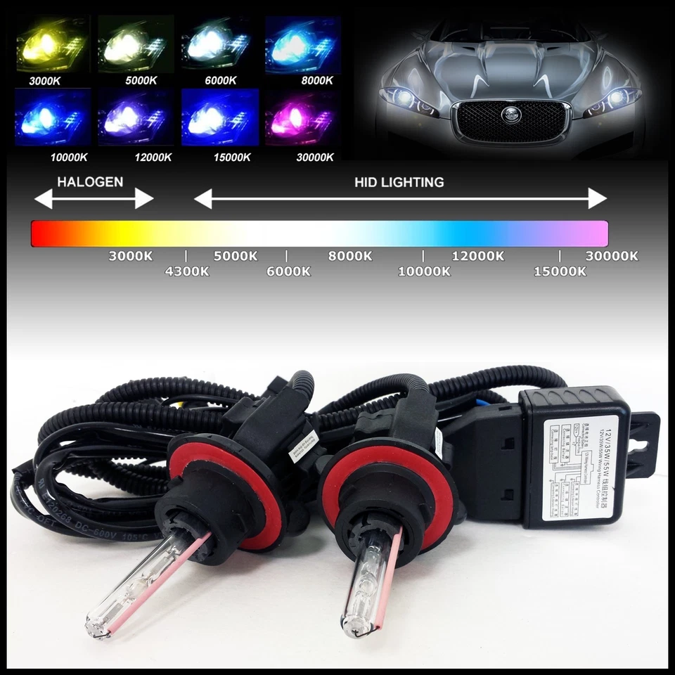 Kit de conversión XENTEC HID XENÓN 55W H4 H7 H11 H13 9003 9005 9006 Hi-Lo Bi-Xenón Foto 1 de 4