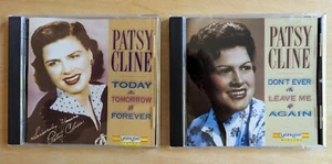 2 Patsy Cline Today, Tomorrow & Forever + Don't Ever Leave Me Again CDs '93 NEW - Picture 1 of 8