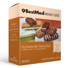 Bestmed Weight Loss 15G Protein Bars, Variety Pack, Keto Friendly Diet 7Ct